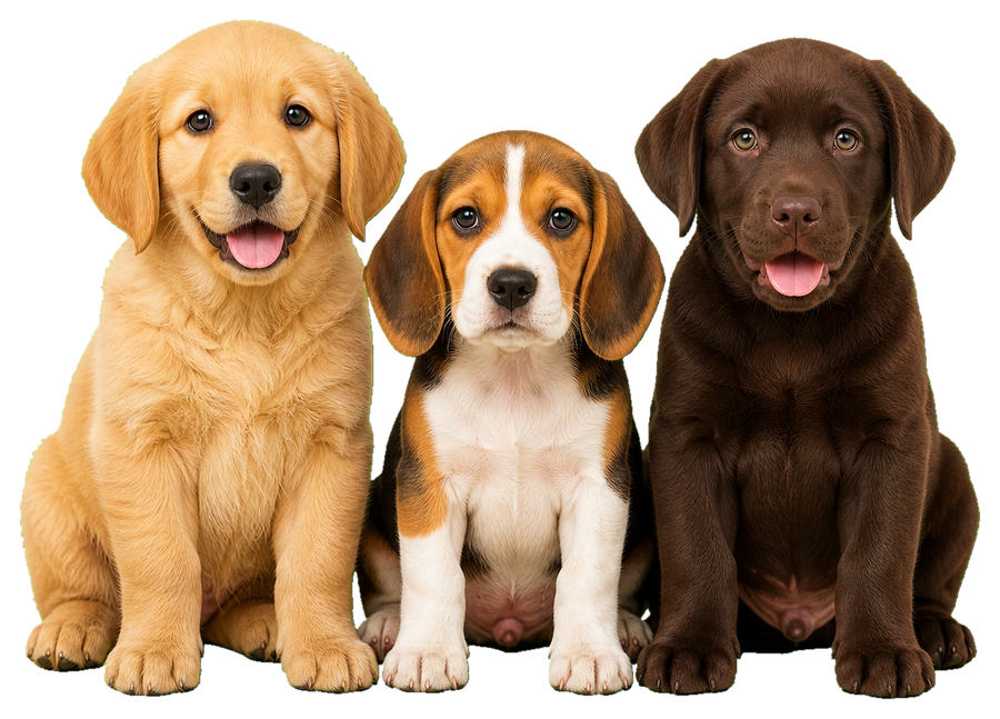 Happy dog after safe pet relocation